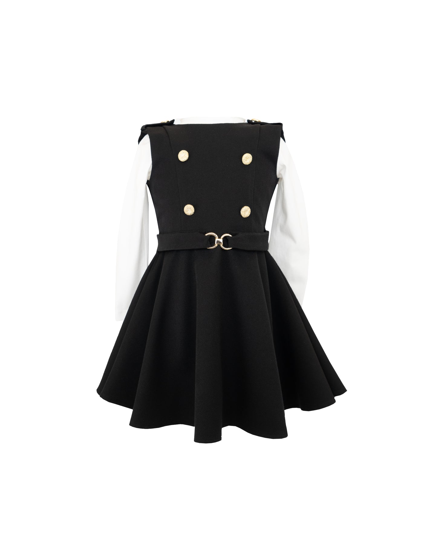 ILLIANA DRESS 407FG BLACK FW24