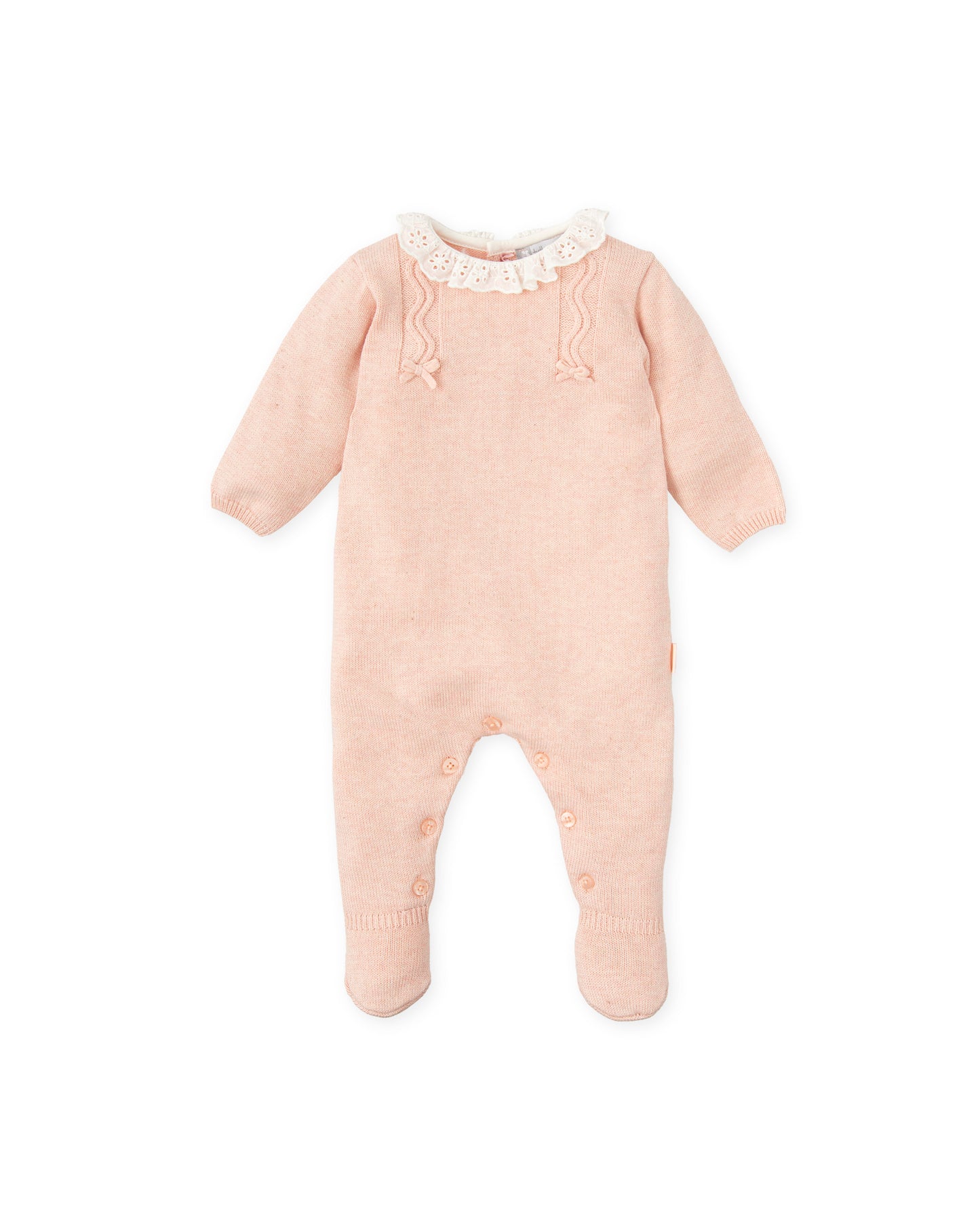 TUTTO PICCOLO FOOTIE PINK 8706W24 FW24