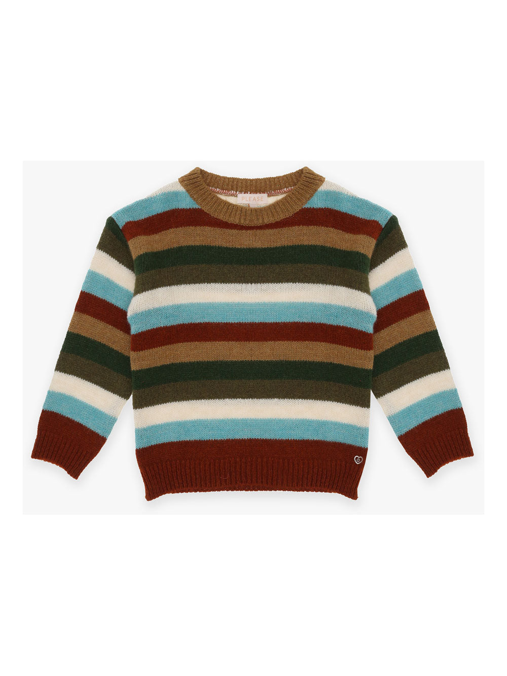 PLEASE SWEATER NBC1231 BORDEAUX SCURO FW24