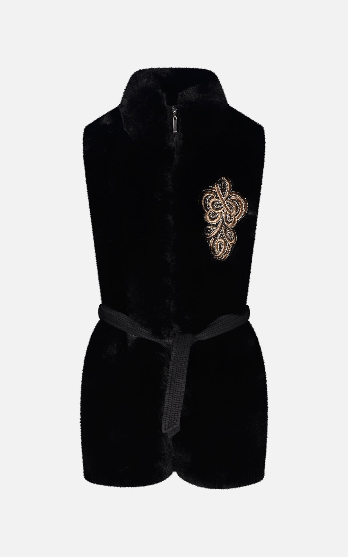 HATE LOVE VEST BLACK OJWA00732 FW24