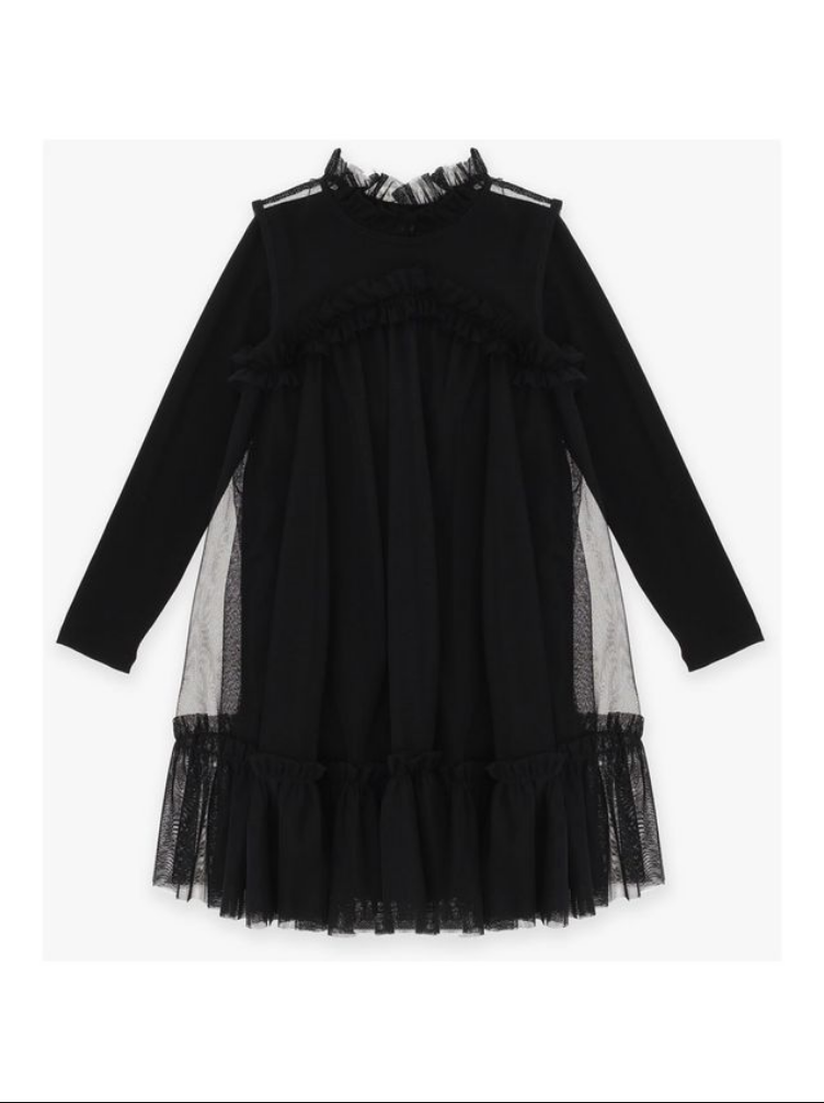 IMPERIAL DRESS AB59290 BLACK FW24