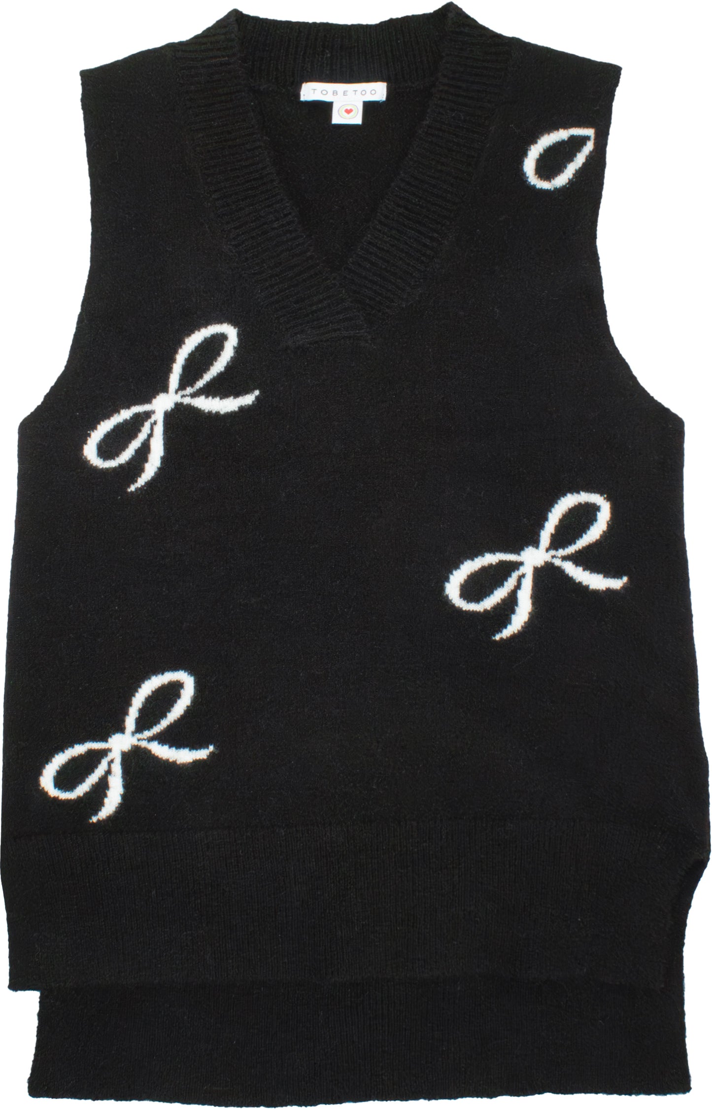 TO BE TOO VEST NERO T772 FW25