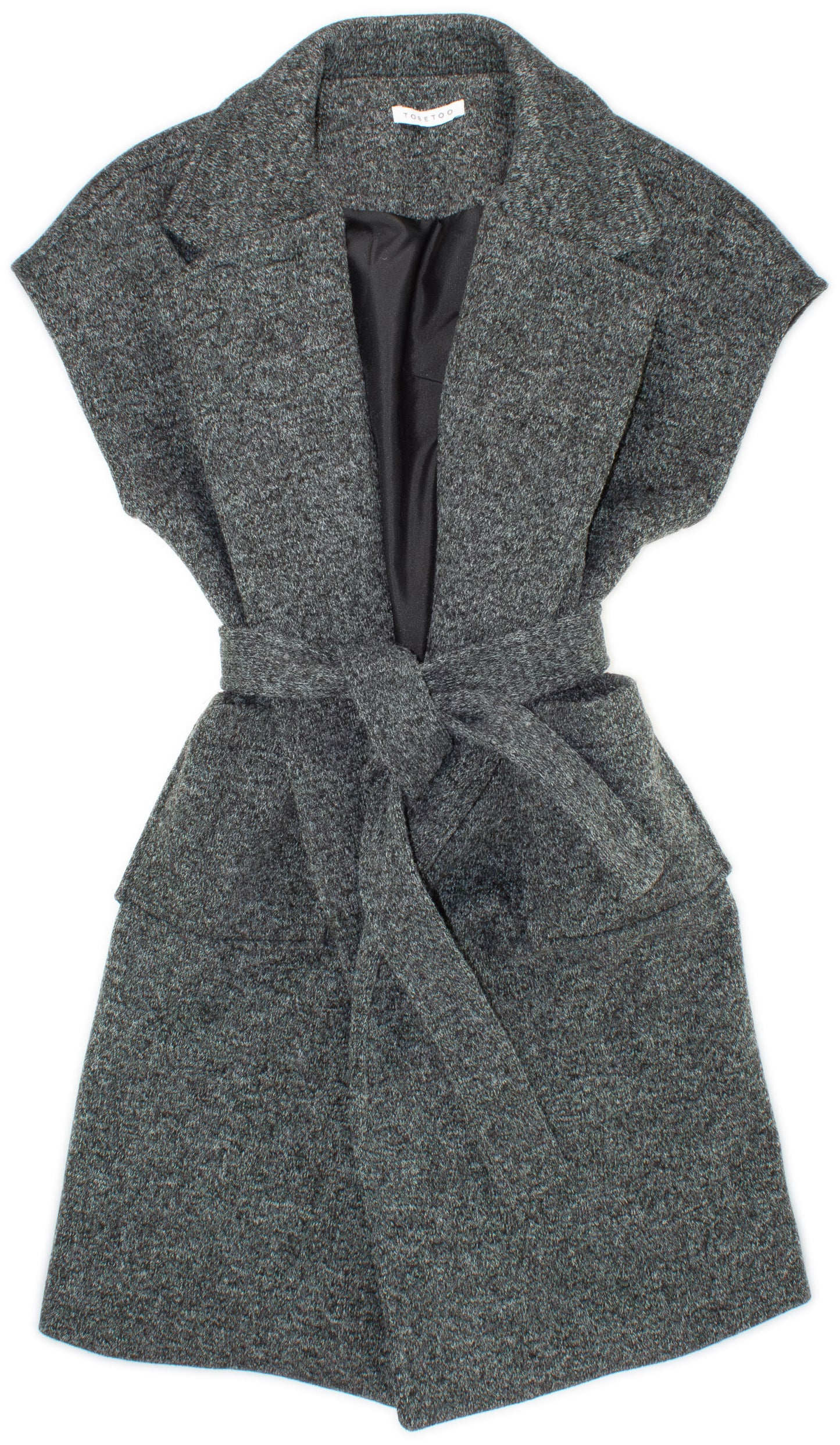 TO BE TOO COAT BLACK TFJF24C498 FW24