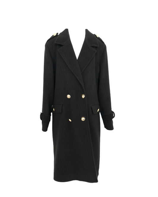 ILLIANA COAT 480FG BLACK FW24