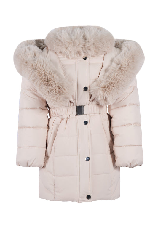 FUN FUN COAT BEIGE  FBJK02013 FW25
