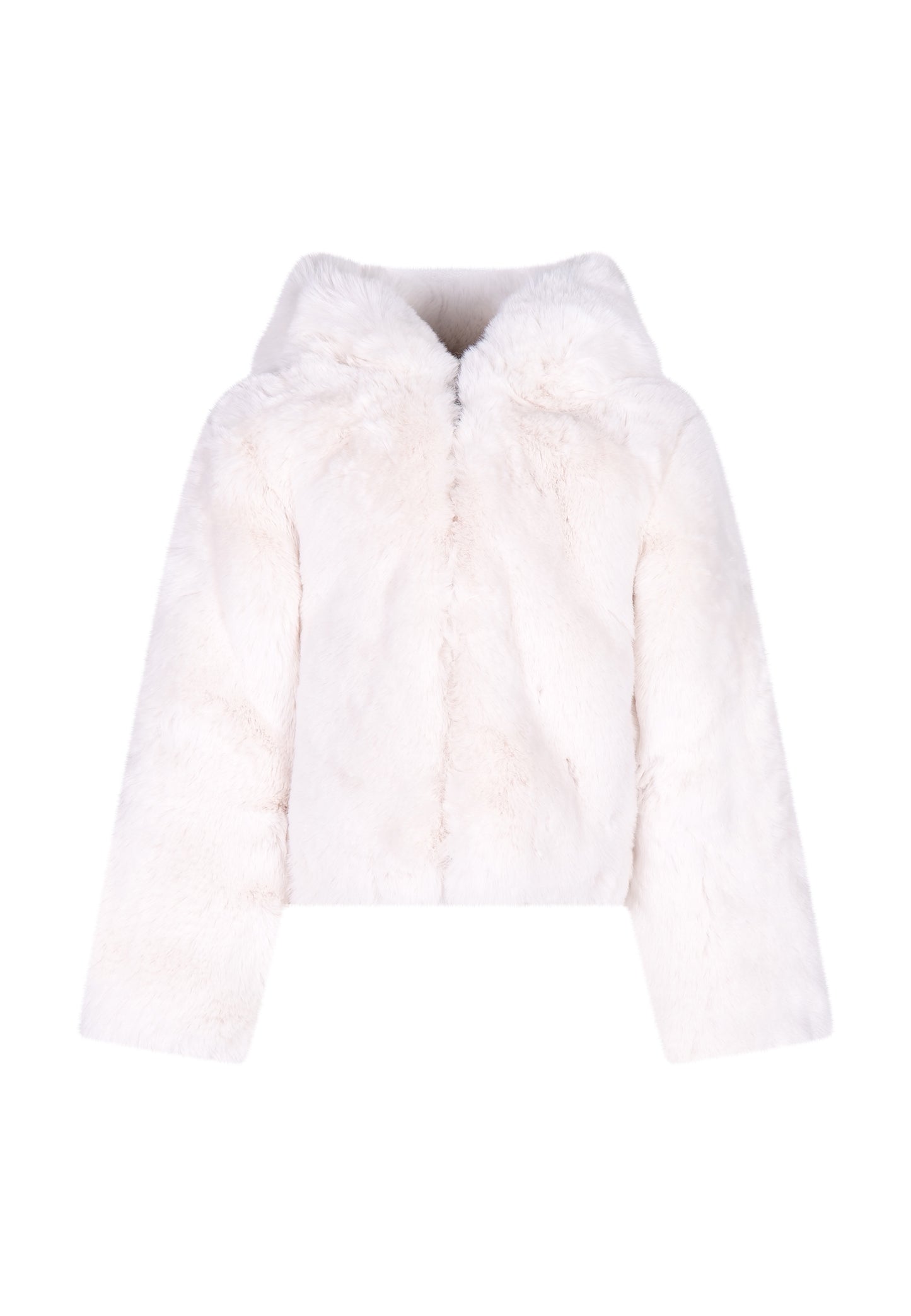 FUN & FUN COAT WHITE FJJK00744 FW24
