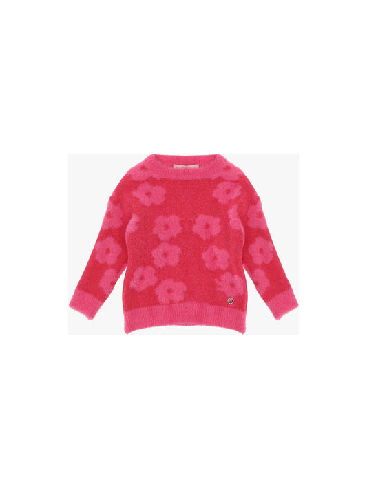 PLEASE SWEATER KNIT TOP NB21230G GIRLS FW24