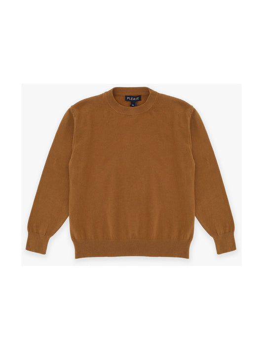 PLEASE SWEATER NB91230 CAMOSCIO FW24