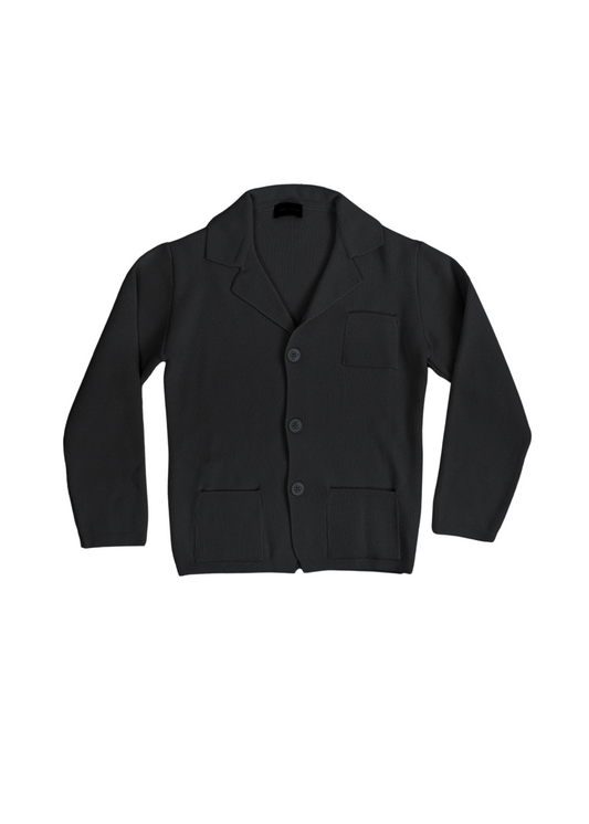 EMANUEL PRIS CARDIGAN BLACK EMG7092 FW24