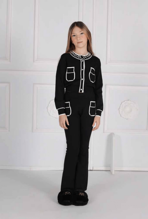 HLOVE CARDIGAN BLACK HLJSW02026 FW25