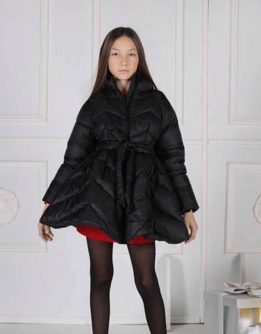 FUN FUN COAT BLACK FJJK02009 FW25