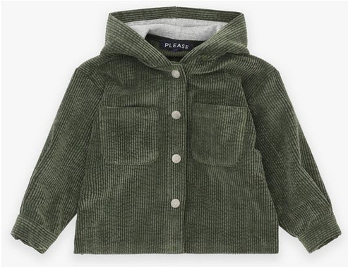 PLEASE JACKET KAKI CL12062 FW25