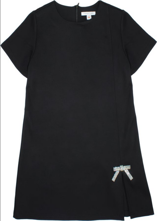 TO BE TOO DRESS BLACK T767 FW25