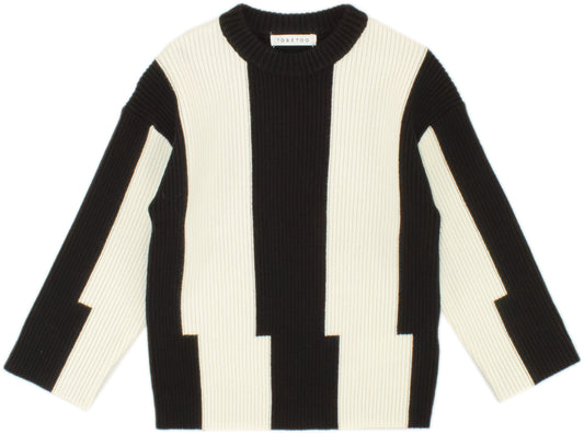 TO BE TOO SWEATER BLACK LATTE TFBF24M610 FW24