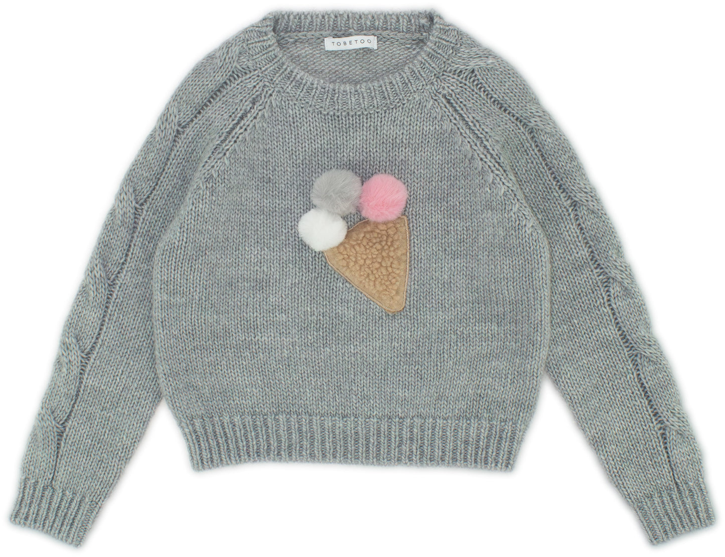 TO BE TOO SWEATER GREY TFBF24M637 FW24