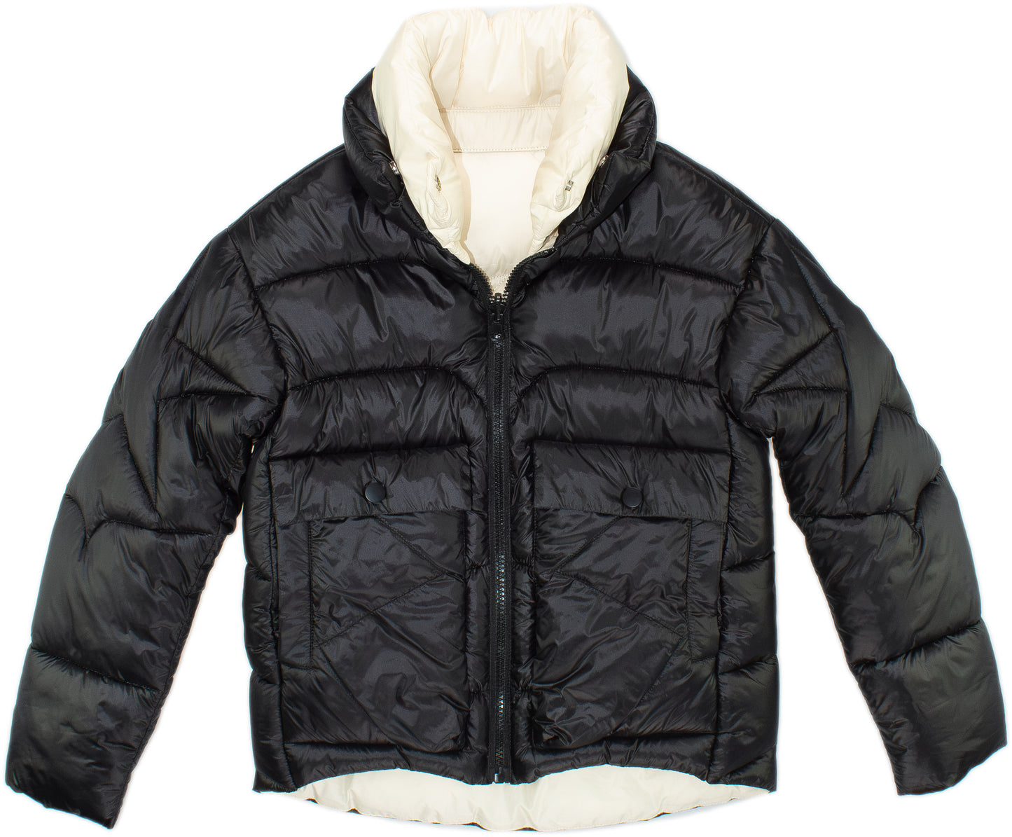 TO BE TOO COAT BLACK TFJF24C521 FW24