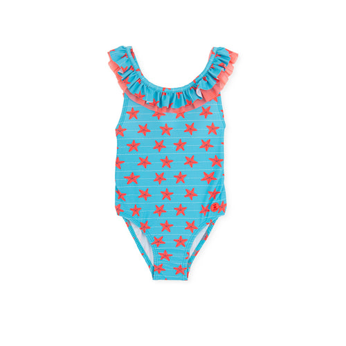 TUTTO PICCOLO SWIMSUIT TURQUOISE 5060S23 B04 SS23