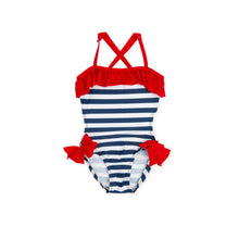 Load image into Gallery viewer, TUTTO PICCOLO SWIMSUIT NAVY BLUE 5066S23 B07 SS23