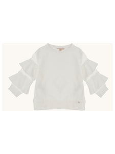 PLEASE SPECIAL OCASION TOP OFF WHITE KIDS LB06042G49 SS23